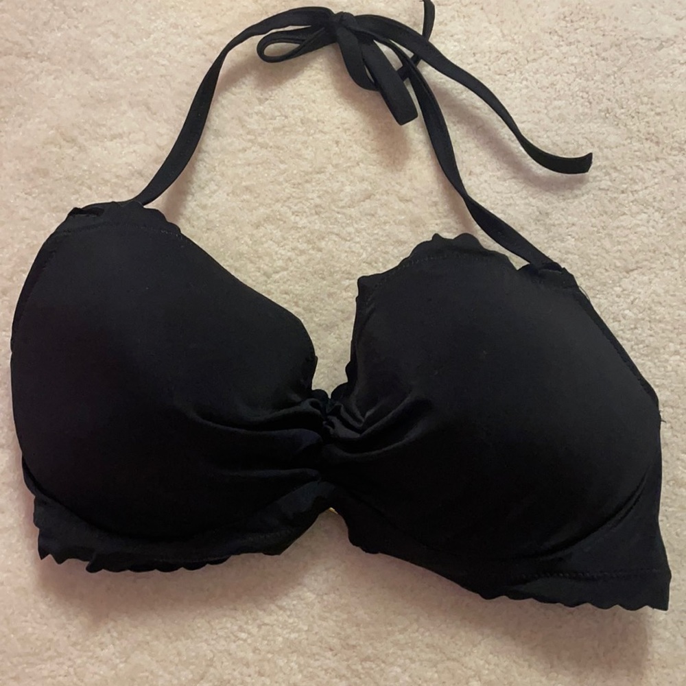 VICTORIA’S SECRET BLACK BIKINI TOP 36C